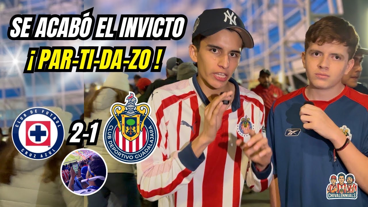 🚨🔥NOS QUITARON el INVICTO CRUZ AZUL vs CHIVAS REACCIÓN desde el ESTADIO - Chivalennials 🐐