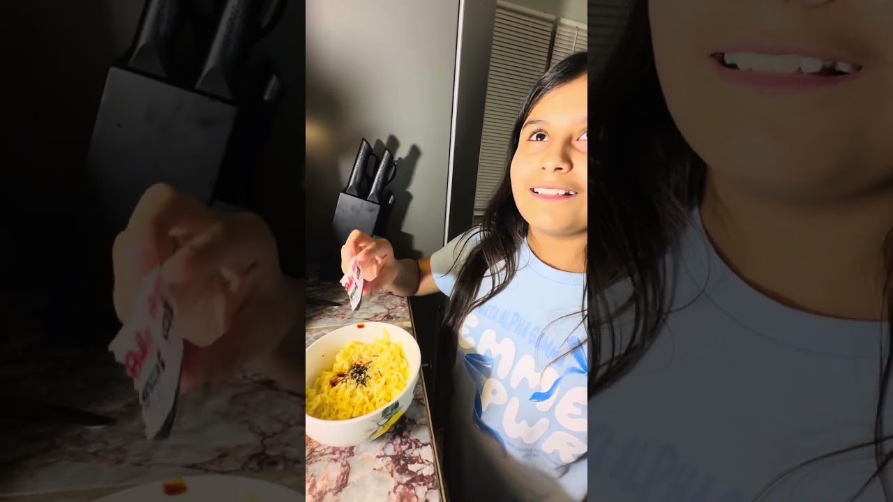 Keidy cocinando ramen 🍜