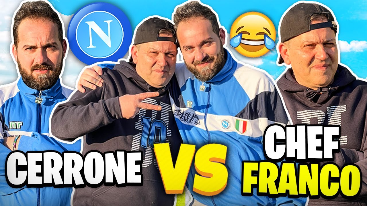 ⚽️ CHEF FRANCO vs CERRONE sul CAMPO da CALCIO!! 1 vs 1 FOOTBALL CHALLENGE!
