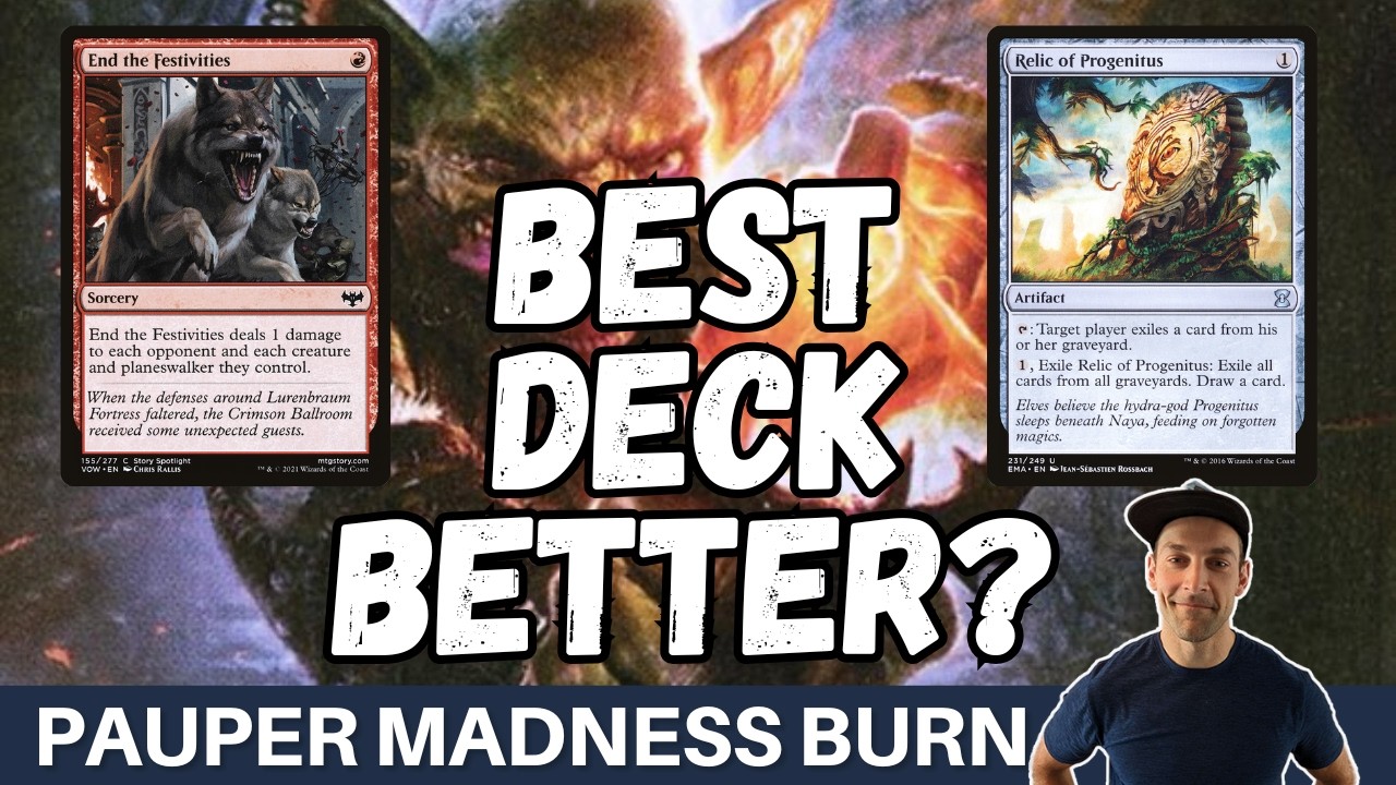BLASTING OFF! We are testing sideboard strategies for the best deck in Pauper, Red Madness Burn!