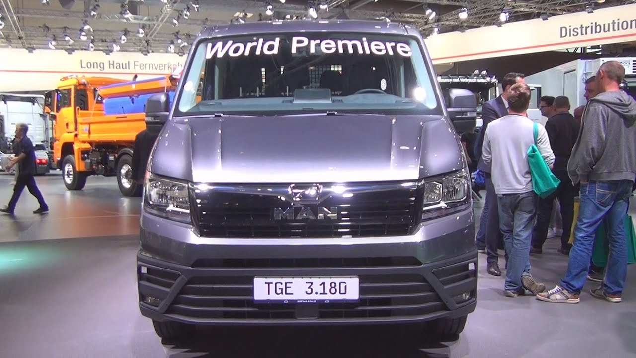 MAN TGE 3.180 Double Cab Tipper Van Exterior and Interior