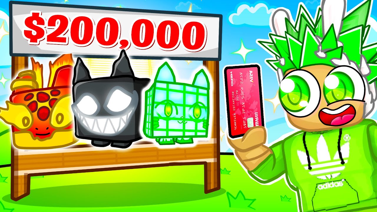 ich KAUFE f&uuml;r 800.000.000.000 DIAS alle RAINBOW HAUSTIERE in PET Sim 99!