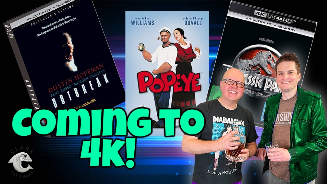 New 4K Releases: Jurassic Park, Outbreak, Popeye