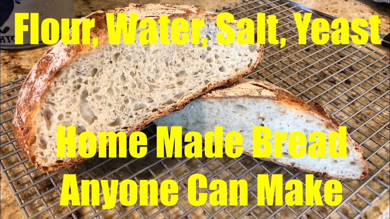 Flour, Water, Salt, Yeast - Super easy overnight bread and pizza dough