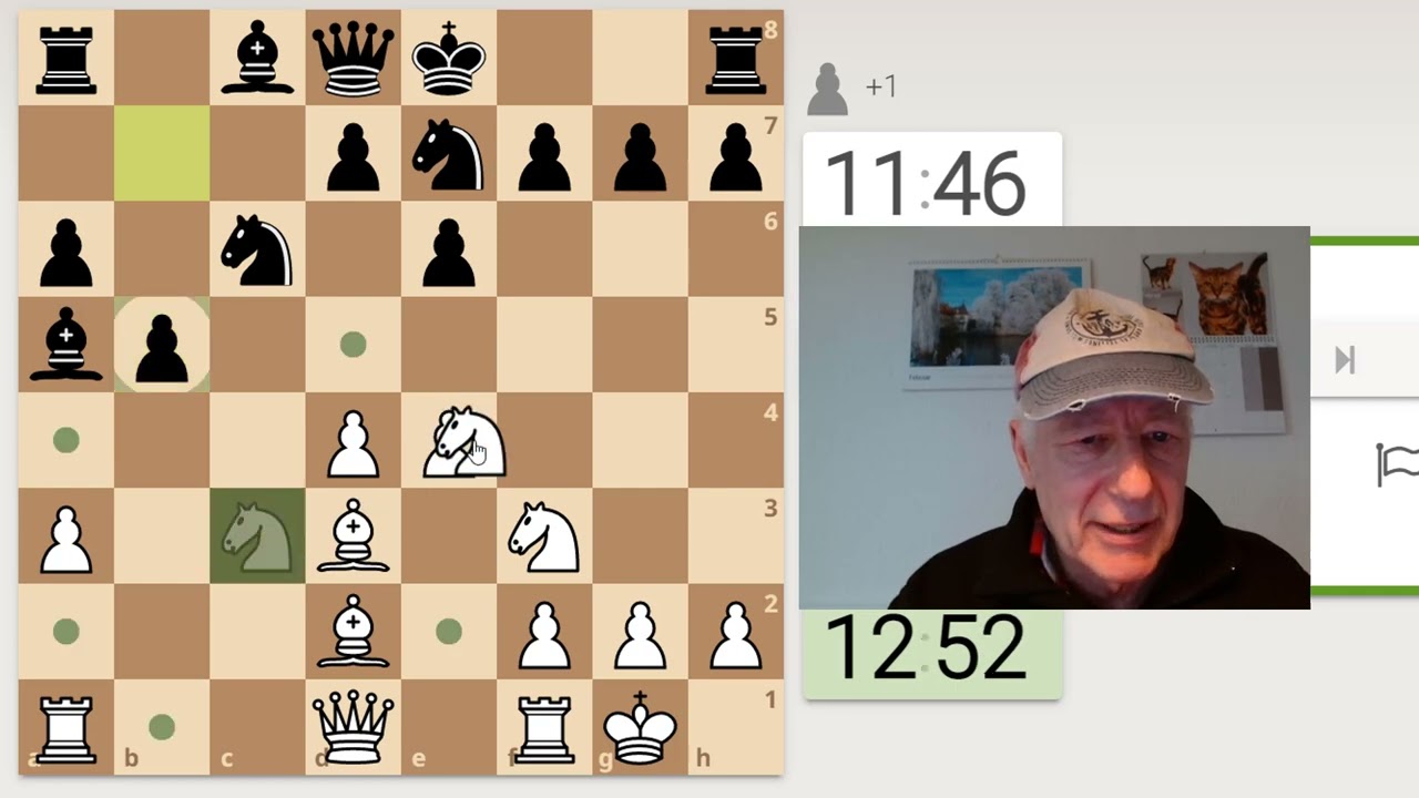 live mit dem Flügel-Gambit gegen Sizilianisch