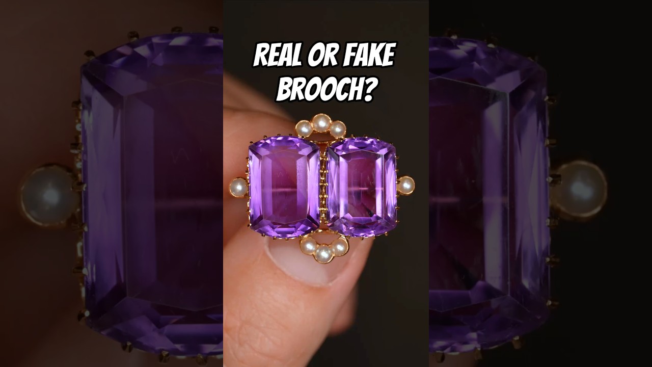 Real or Fake Antique Brooch? 🤯