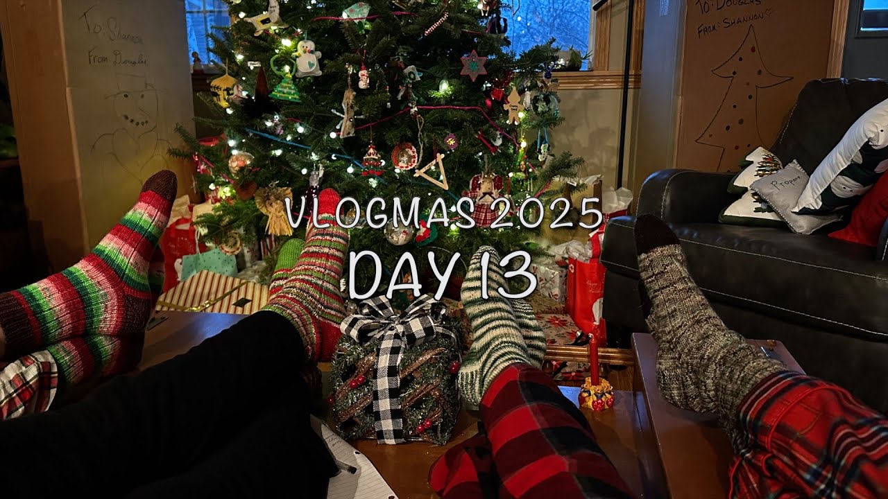 Justlivin Designs Vlogmas 2025: День 13 - Новый дизайн носков плюс закваска!