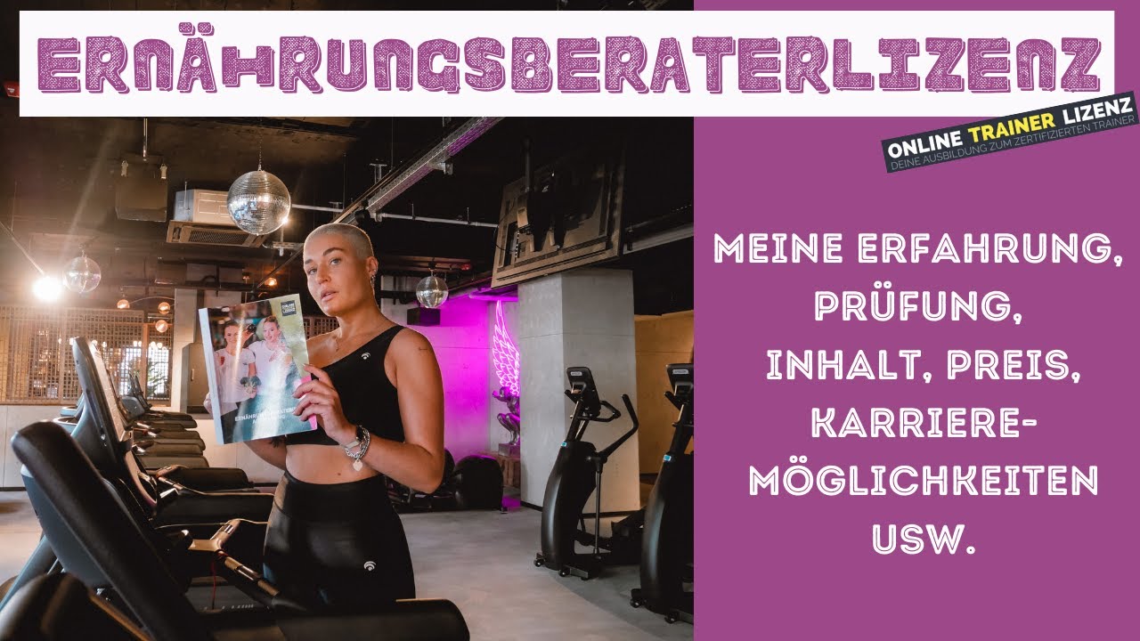 Online Trainer Lizenz - Ernährungsberaterlizenz: Inhalt, Prüfung, Preis und Erfahrung 📚