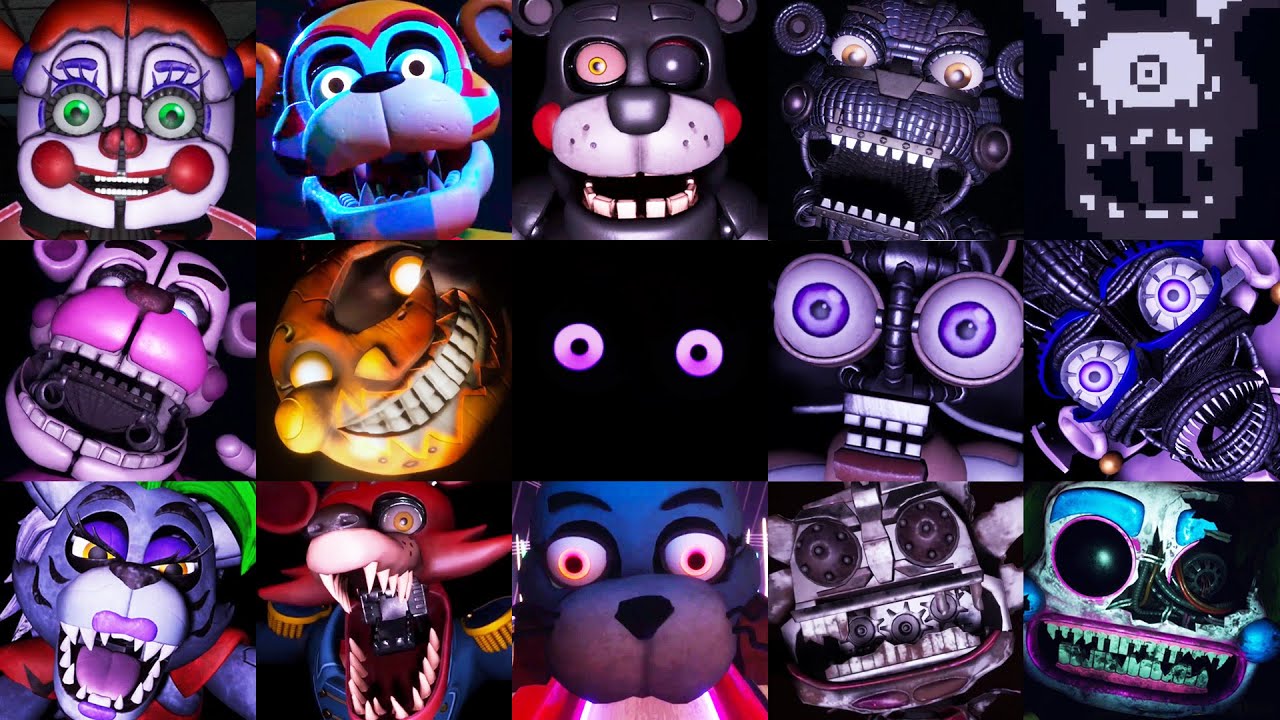 FNAF Help Wanted 2 - All Jumpscares (Complete & Arranged!)