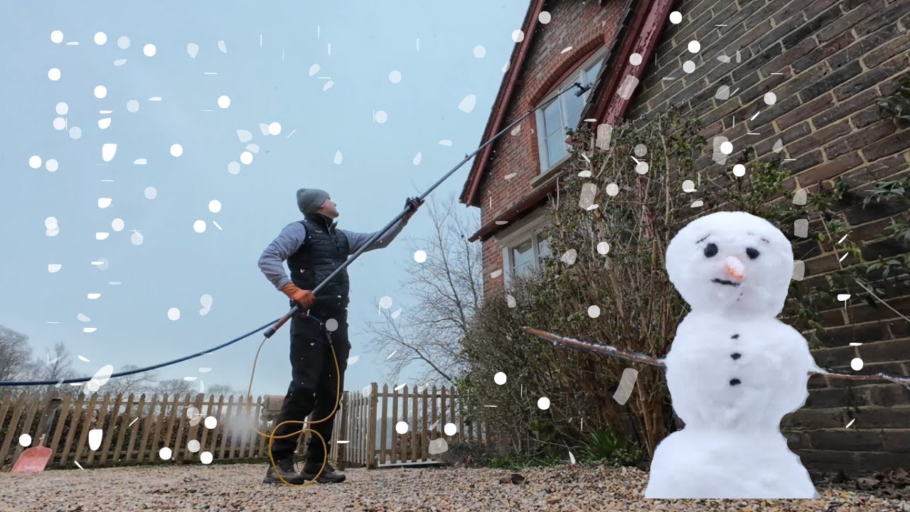 Can I clean windows in the snow????