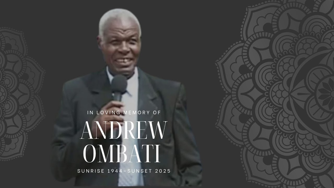 Celebrating the life of Andrew Ombati