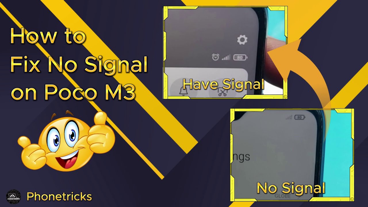 How to fix no signal on Poco M3 l Phonetricks