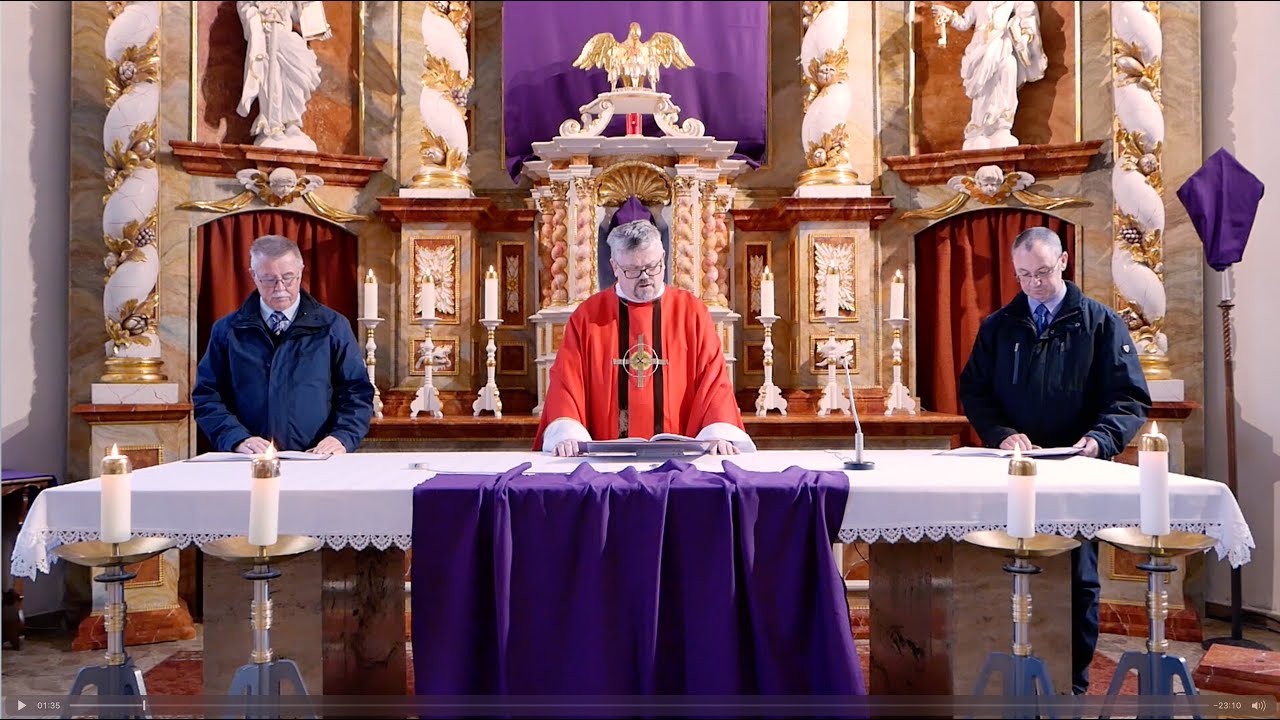 Gottesdienst am Palmsonntag aus der Pfarrkirche St. Martin in Hüpstedt