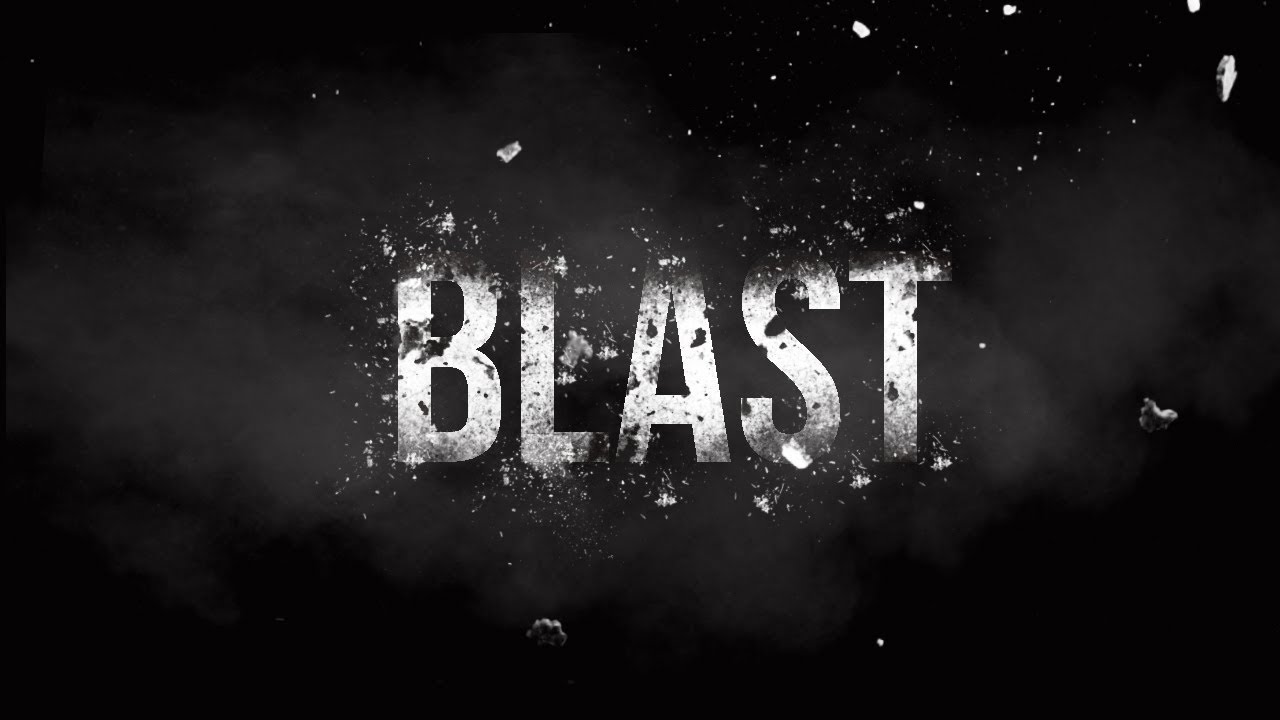EXPLODING TEXT EFFECT | BLAST TEXT EFFECT | PHOTOSHOP TUTORIAL