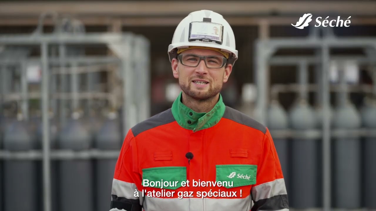 Atelier de traitement de gaz spéciaux sur le site de Trédi à Saint-Vulbas