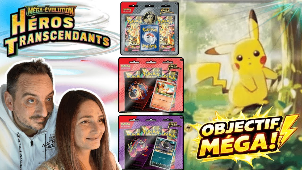Ouverture HÉROS TRANSCENDANTS Pokémon ⚡ OBJECTIF MÉGA !