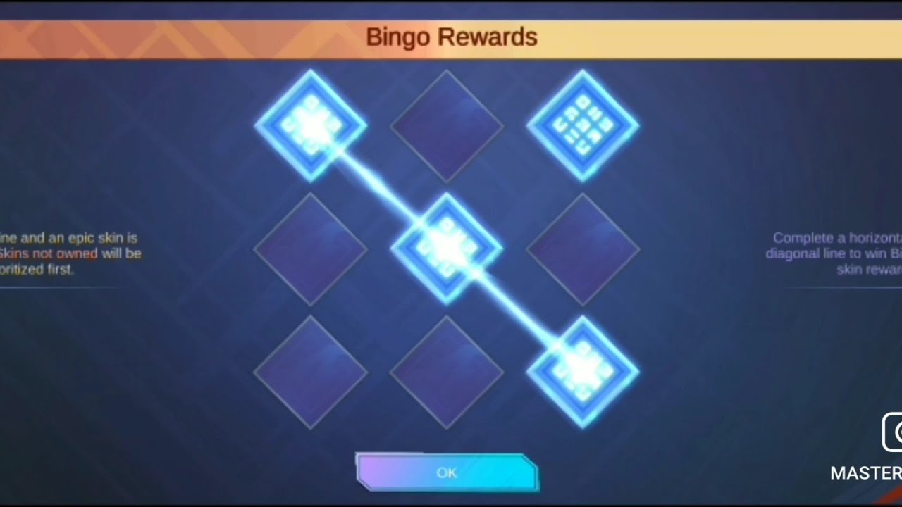 Kof 1359 pattern BINGO/2022/MLBB