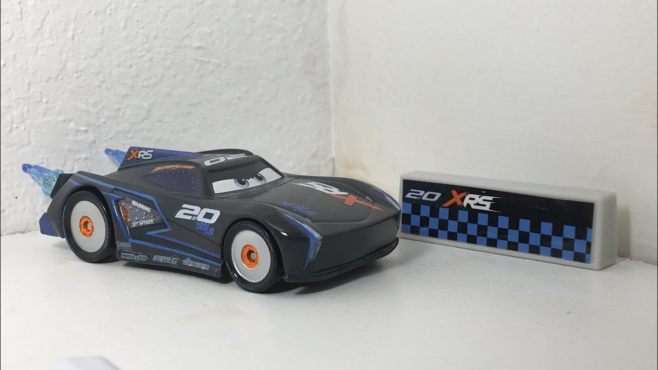 Disney Cars XRS Rocket Racer Jackson Storm Diecast Review