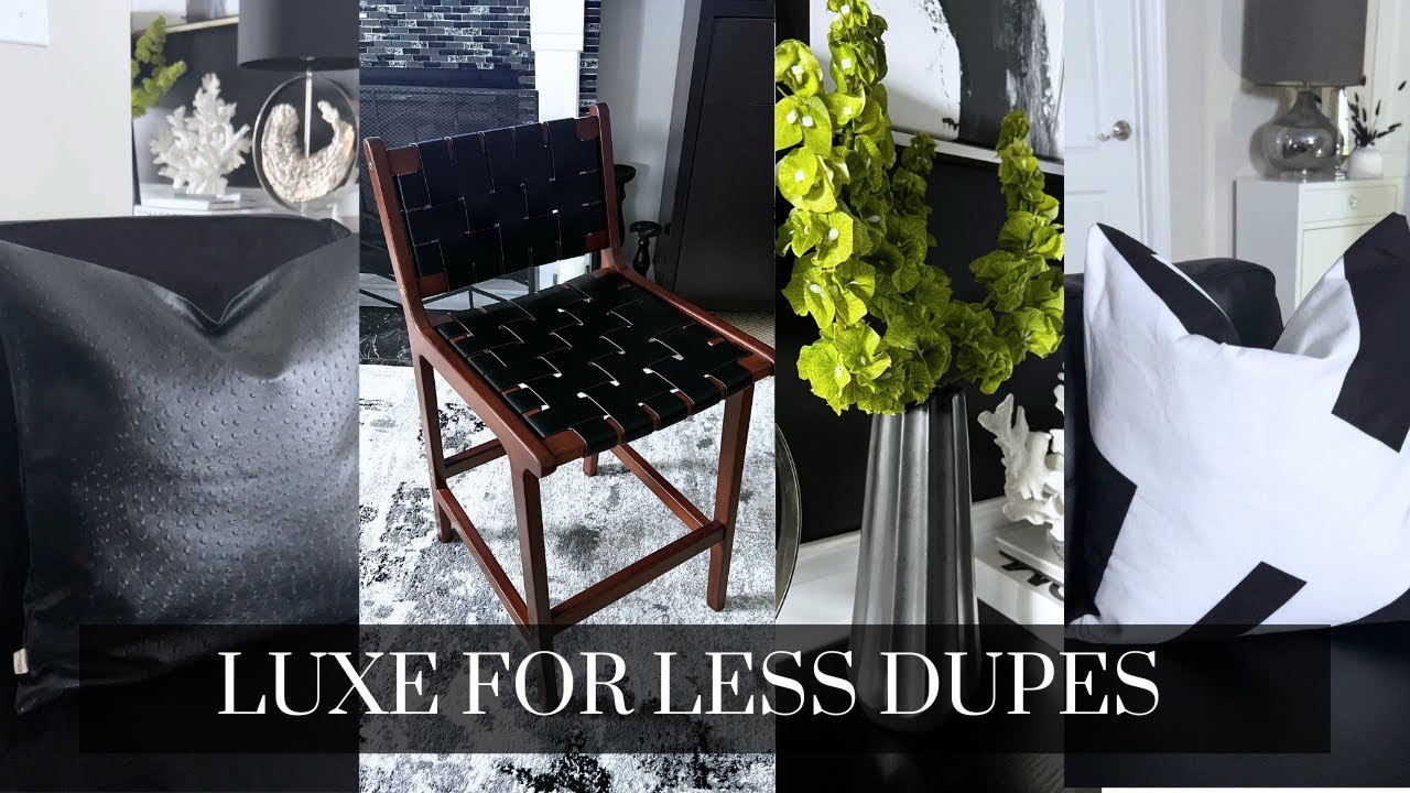 LUXE FOR LESS DUPES|NEW BAR CHAIRS-LUE BONA|RH & CB2 INSPIRED DUPES