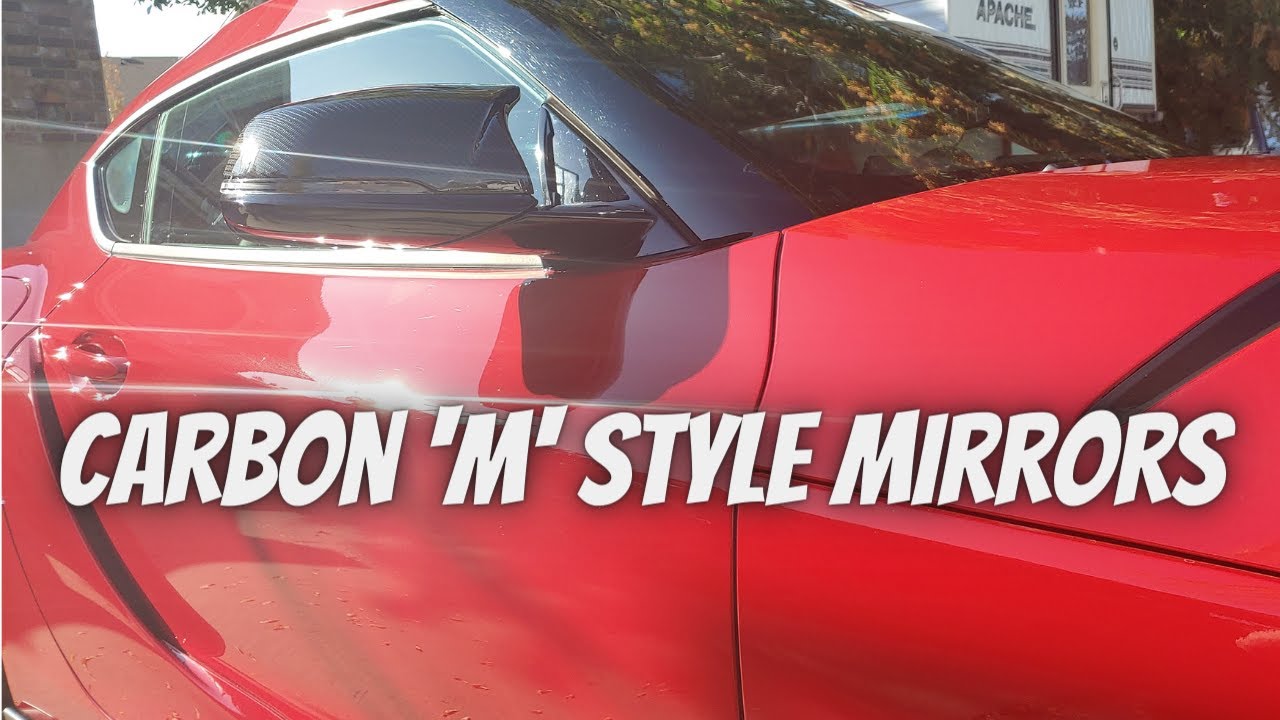 Carbon 'M' Style Mirror Cap Install 2020+ Supra #MKVSupra #ToyotaSupra