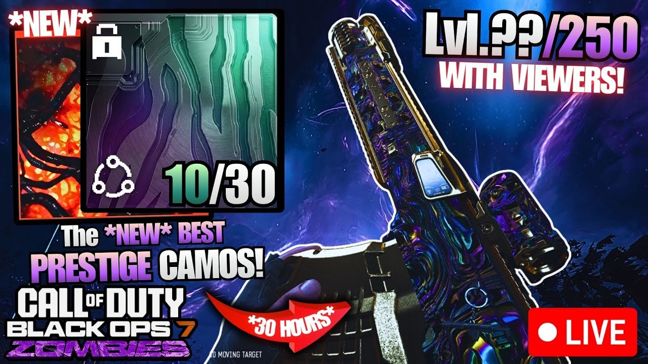 🔴 PRESTIGE MASTER WEAPON GRINDING *WITH VIEWERS* (Play With Me!)