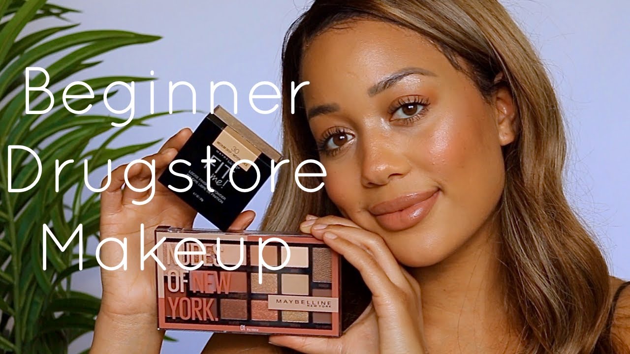 FULL DRUGSTORE BEGINNER MAKEUP