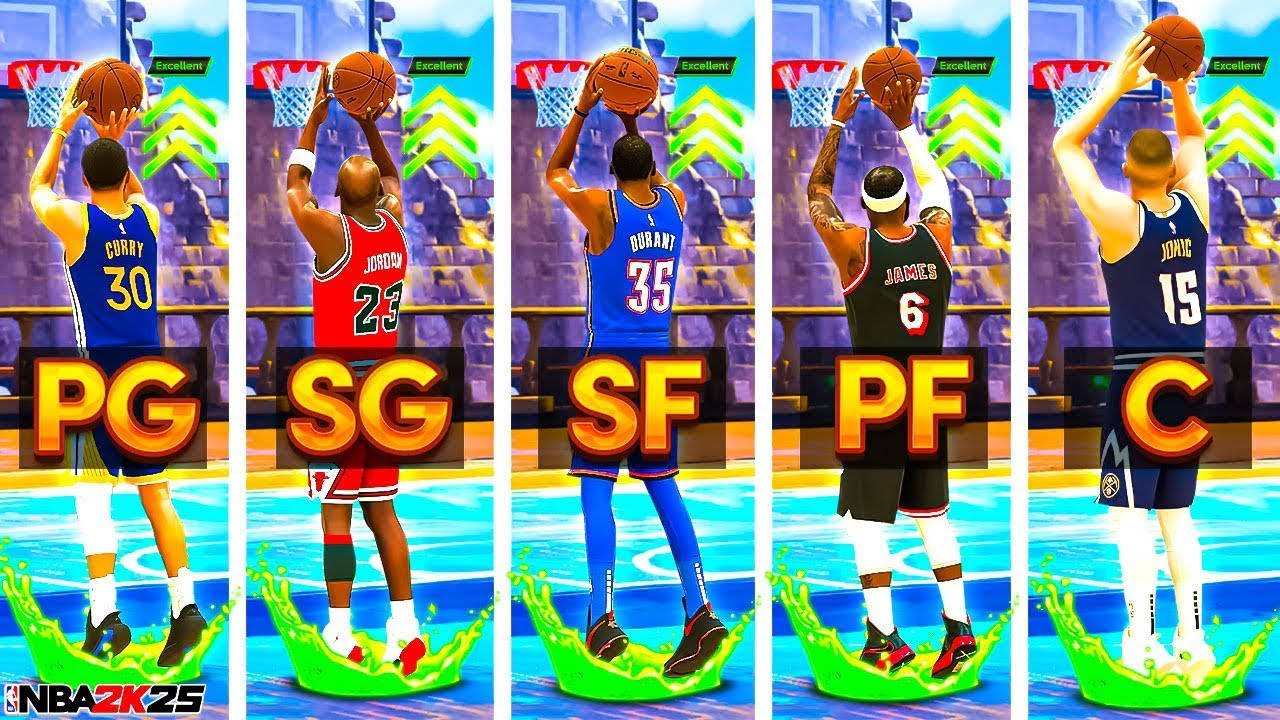 BEST BUILD in NBA 2K25 at EVERY POSITION 🔥MOST OVERPOWERED BEST BUILDS! (PG, SG, SF, PF, C)