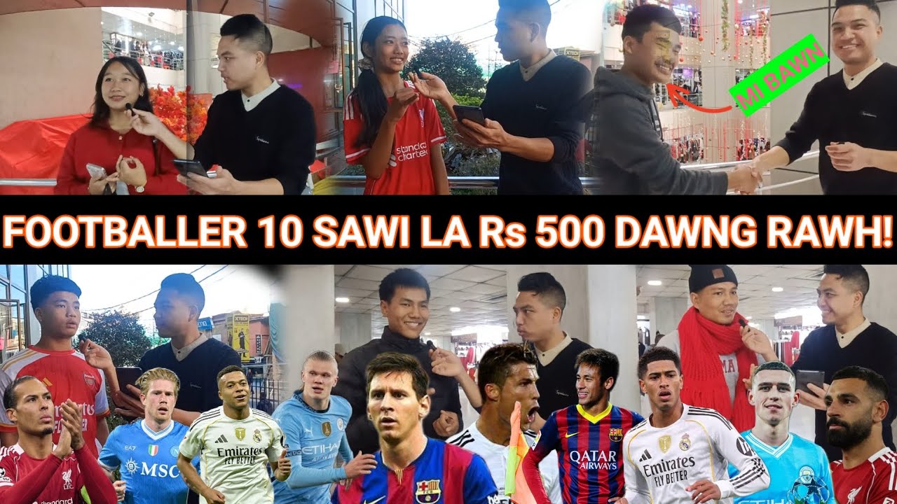 Назовите имена 10 футболистов и выиграйте 500 рупий! 😃💰⚽