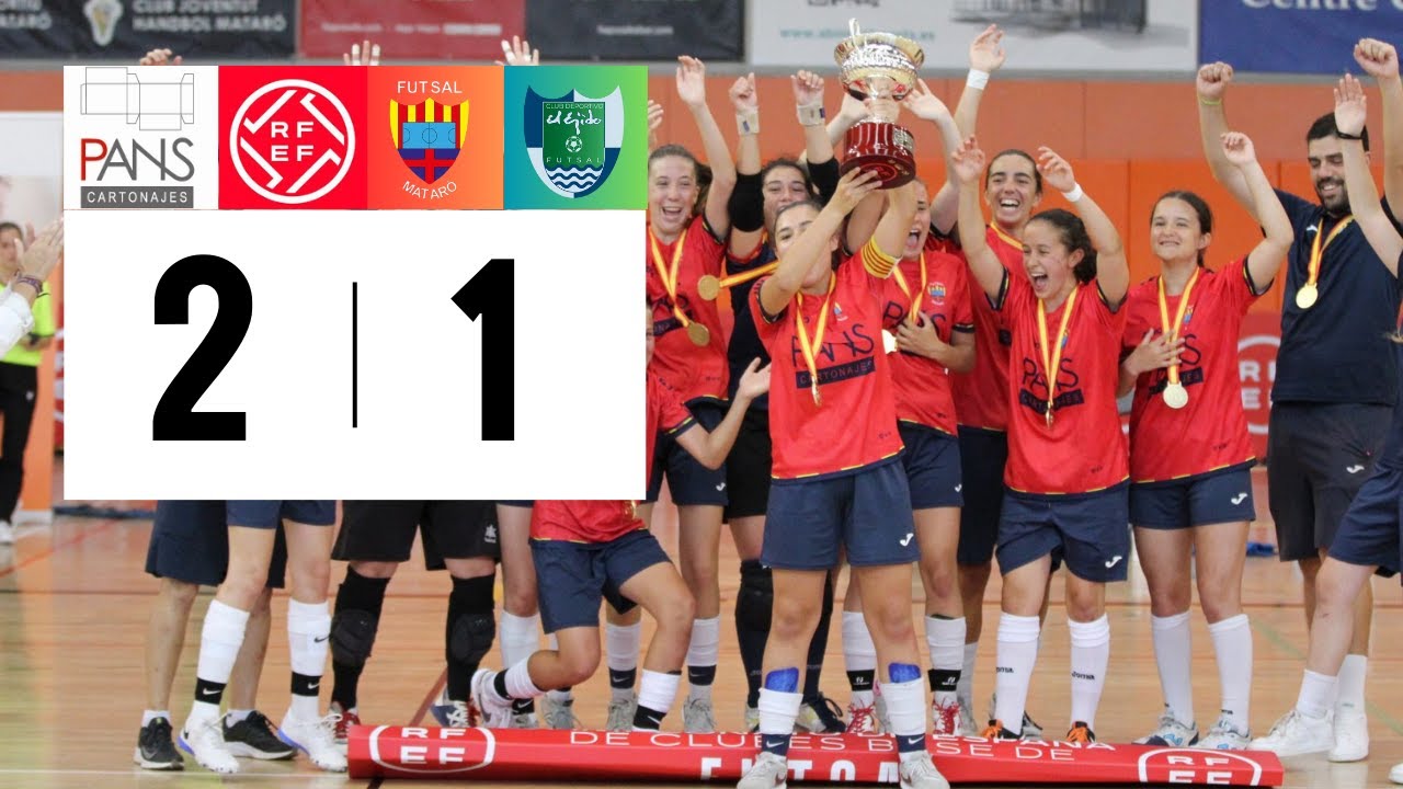 FINAL CAMPIONAT D'ESPANYA 2023 FUTSAL CADET CARTONAJES PANS VS EL EJIDO FUTSAL | 2-1 |