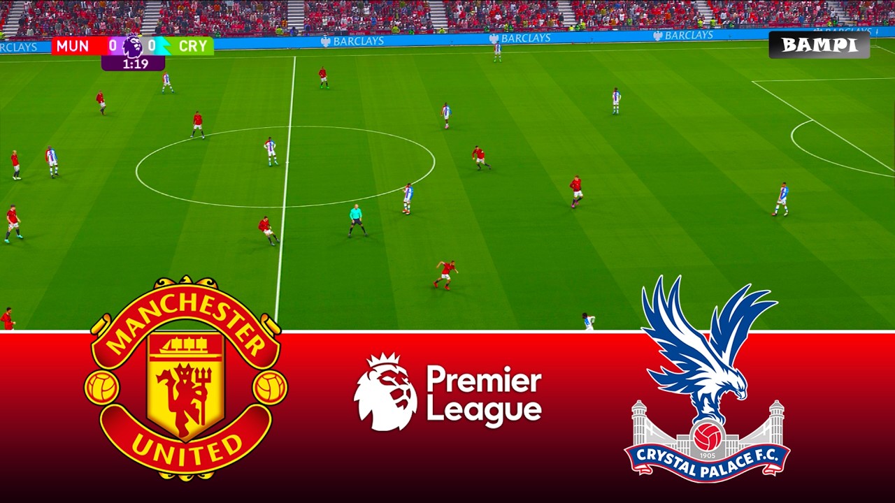 Man United vs Crystal Palace - Premier League 2026 | Full Match All Goals | PES 21 Gameplay