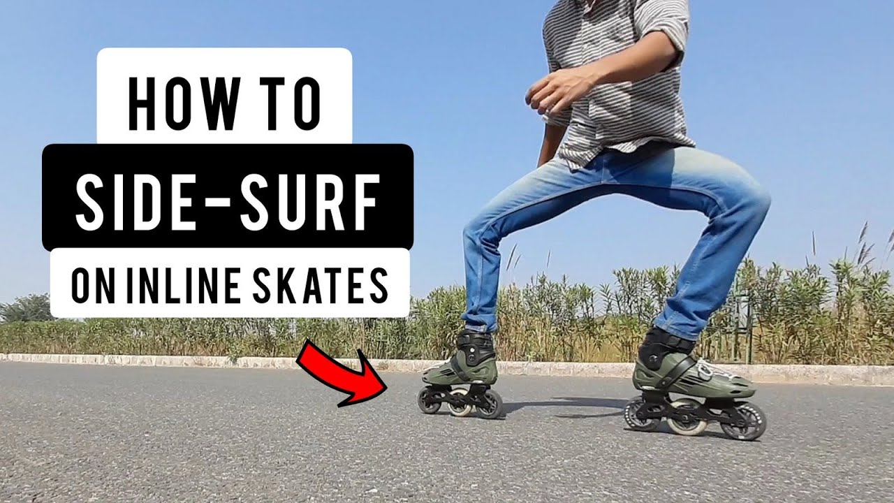 How to SIDE-SURF (Skate Sideways) on Inline Skates | Inline Skating Hindi Tutorial
