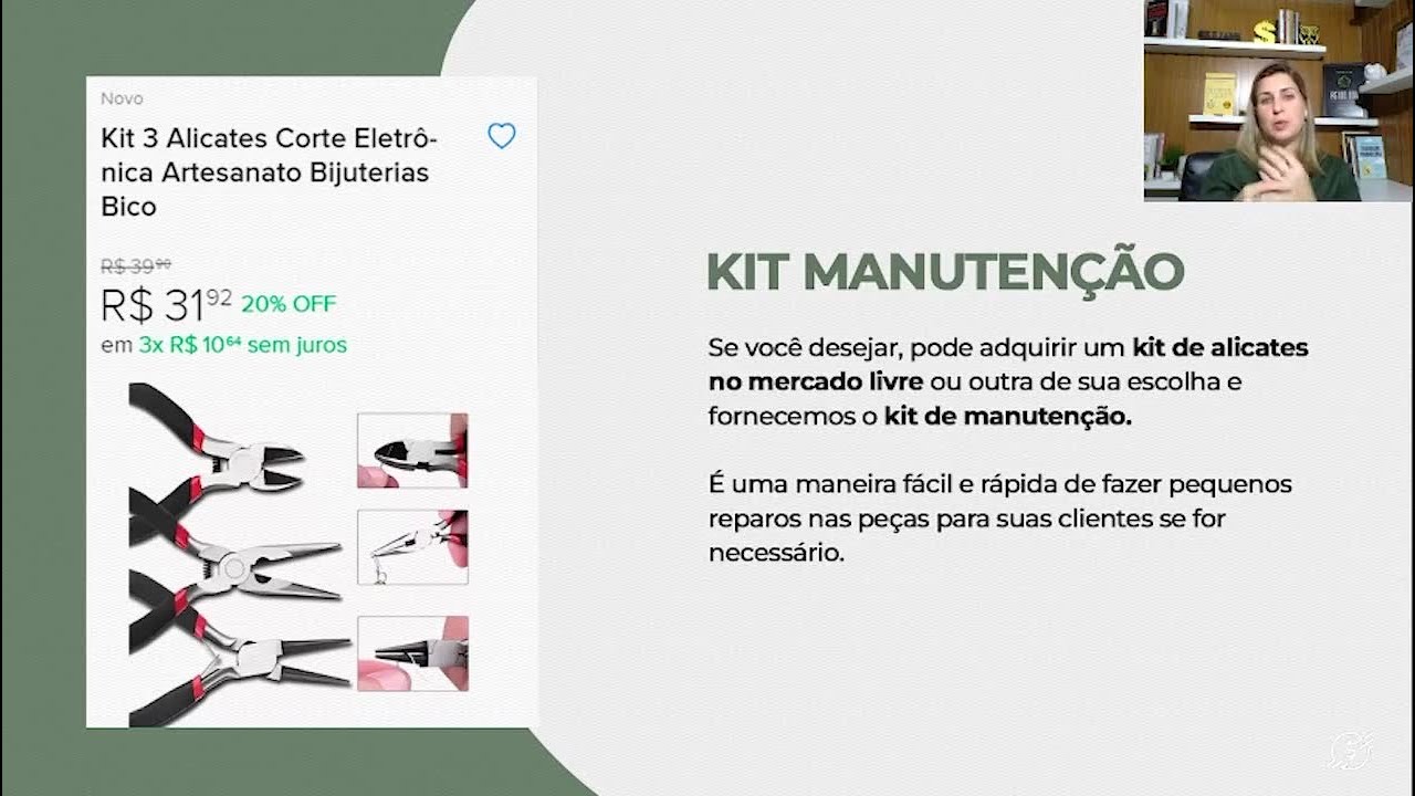 Aula 11  - Kit de Manutenção Dabela Joias com propósito: Cuidado, Valor e Fidelização