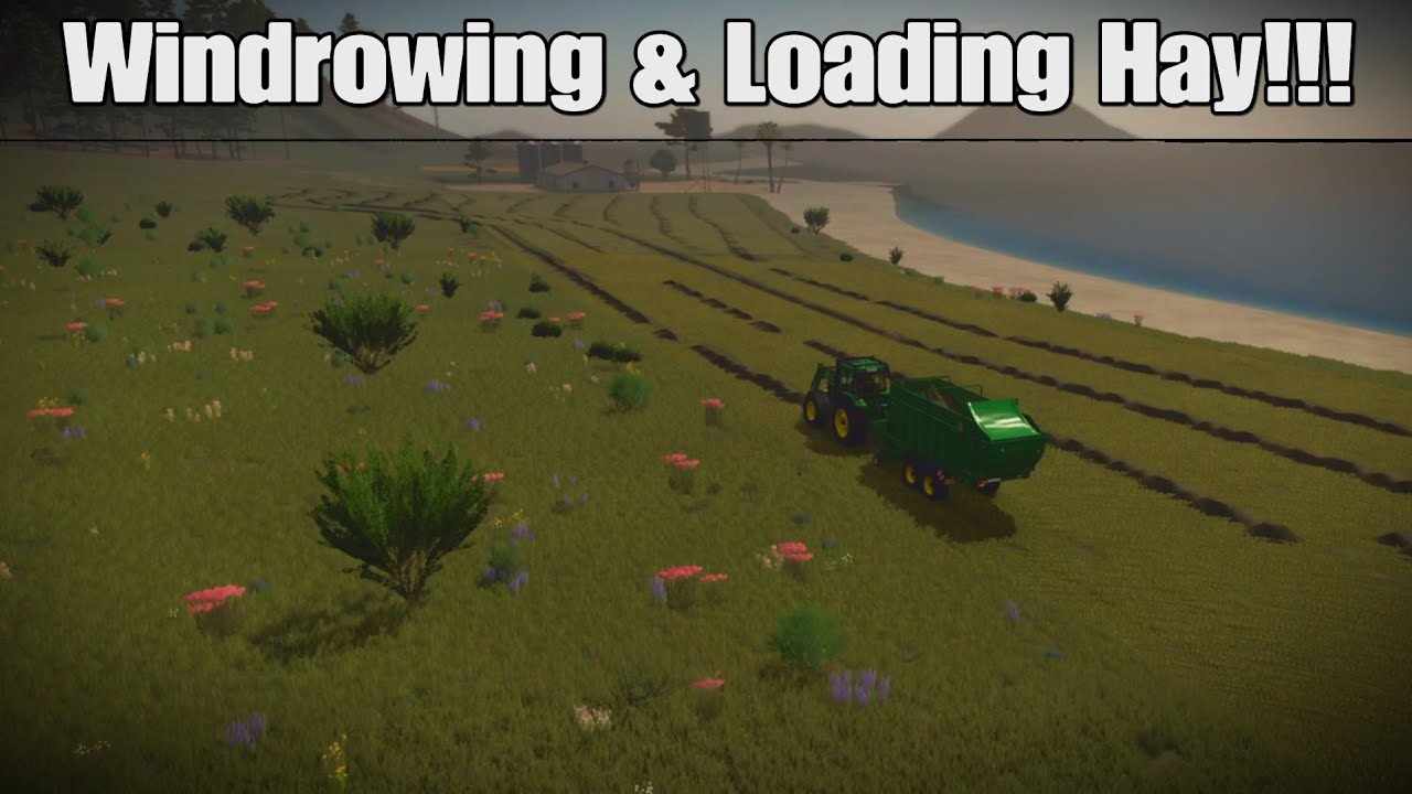 Ronîda Island: Episode #3. Windrowing + Loading Hay Complete & More!!! FS25 PS5.