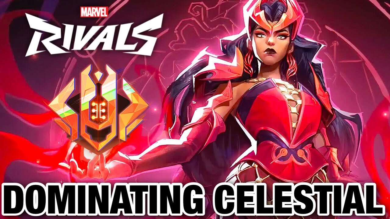 Marvel Rivals - DOMINATING CELESTIAL RANK WITH WANDA ! - Scarlet Witch Gameplay!
