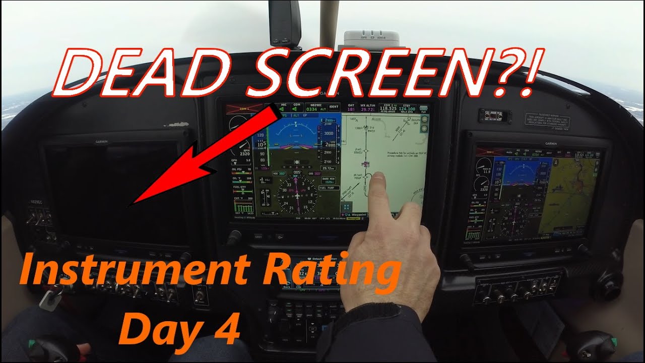 IFR Accelerated: Day 4 - I lost a screen!!!