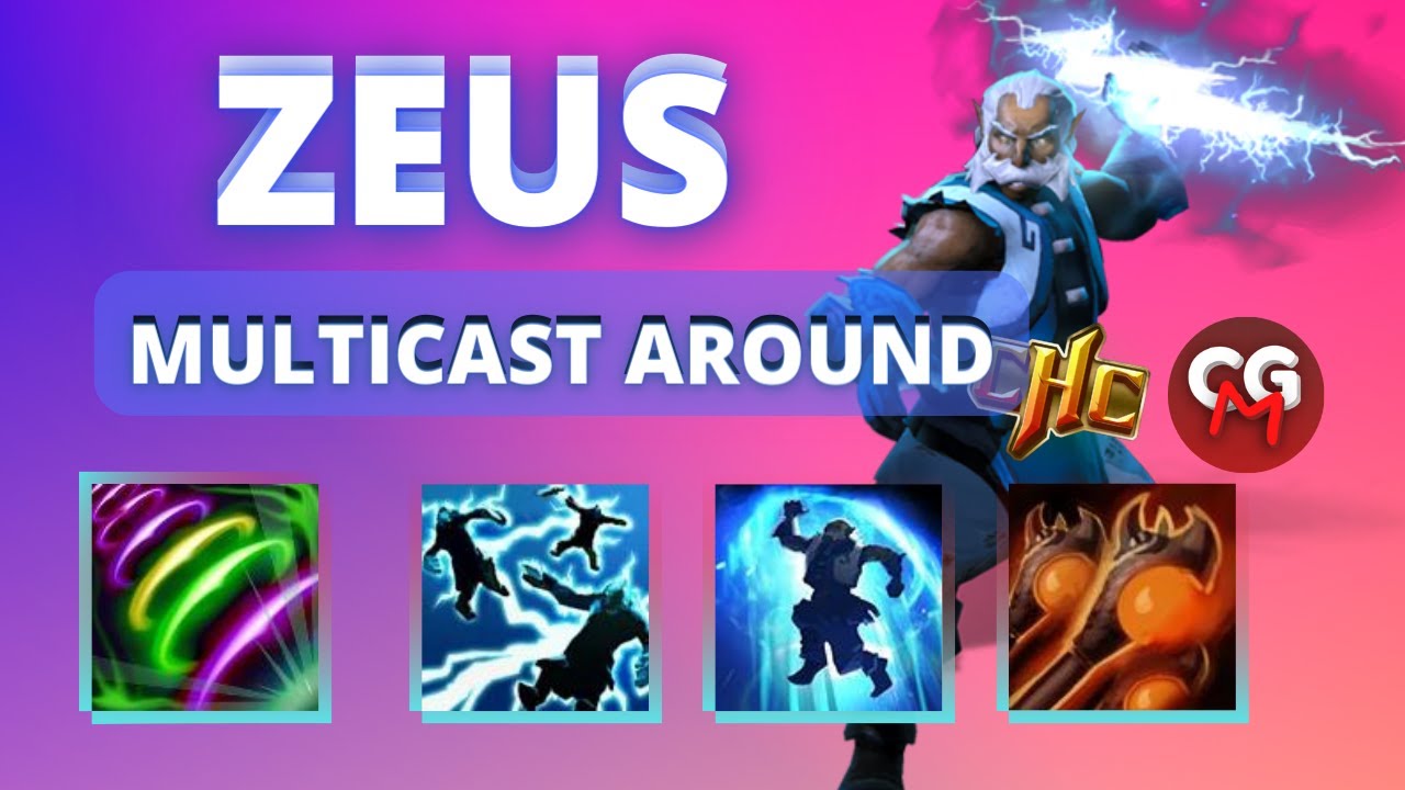 ZEUS MOMENTUM + MULTICAST & HEAVENLY JUMP | CUSTOM HERO CLASH DOTA 2