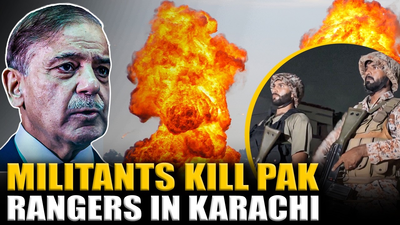 Loud blasts jolt Karachi at night as militant attack kills 3 Pakistan&rsquo;s Sindh rangers, many injured