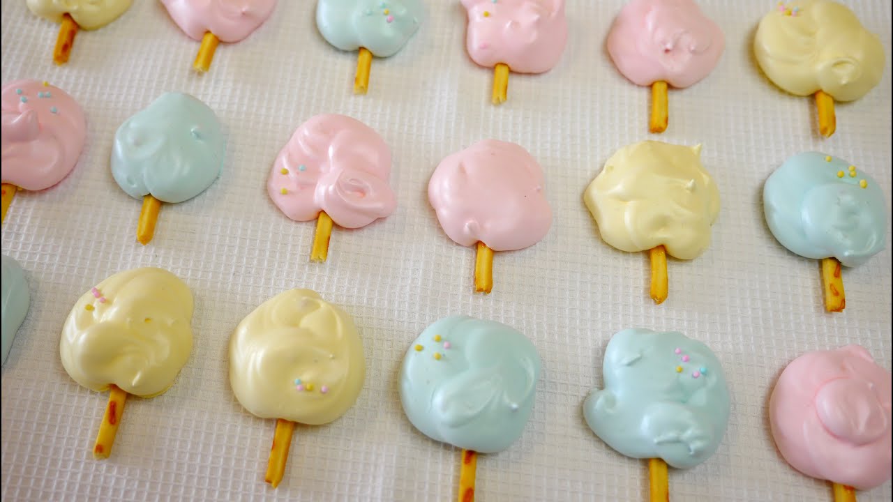 Baked Cotton Candy Meringue 綿菓子みたいな焼きメレンゲ