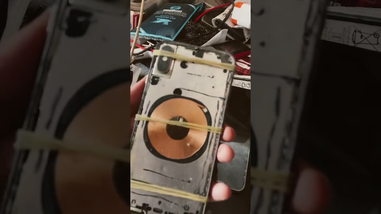 I phone x back pannel change and folder change 