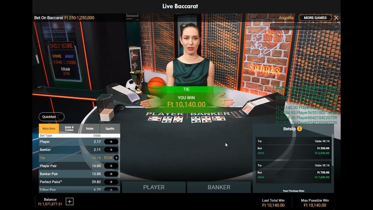 -BET ON BACCARAT- +21k