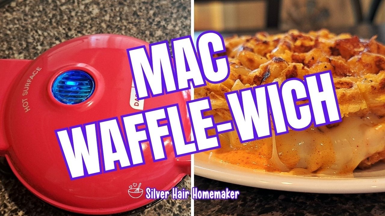 MAC DADDY WAFFLE-WICH || WILL IT WAFFLE??!! || SILVER HAIR HOMEMAKER