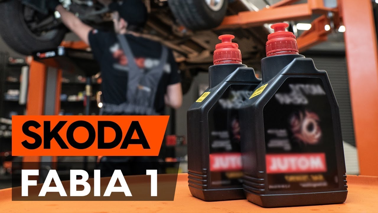 Wie SKODA FABIA 1 (6Y5) Getriebeöl wechseln [AUTODOC TUTORIAL]