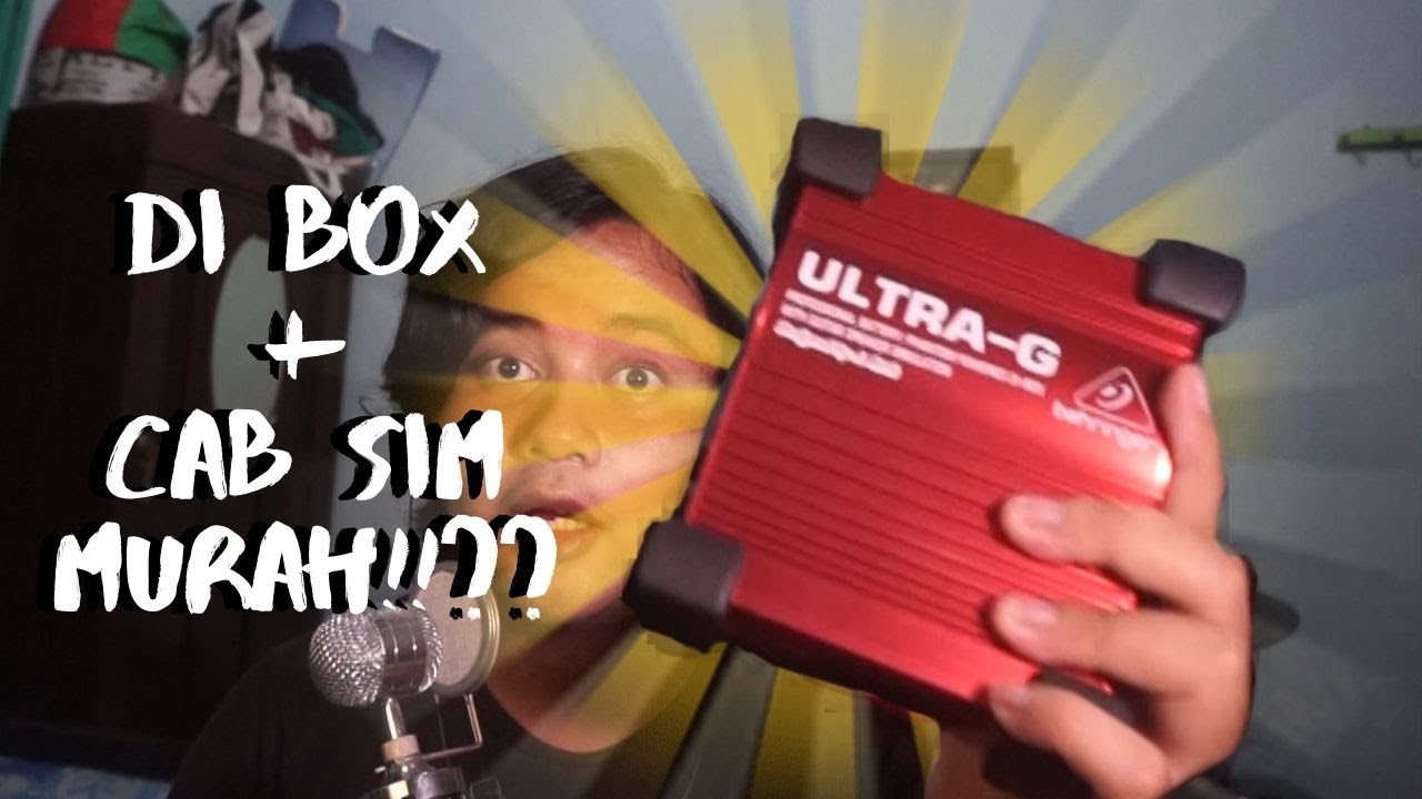 BEHRINGER GI-100 (ULTRA-G) | REVIEW DI BOX ACTIVE + CAB SIM MURAH TAPI MANTAP | GuitarTalks #84