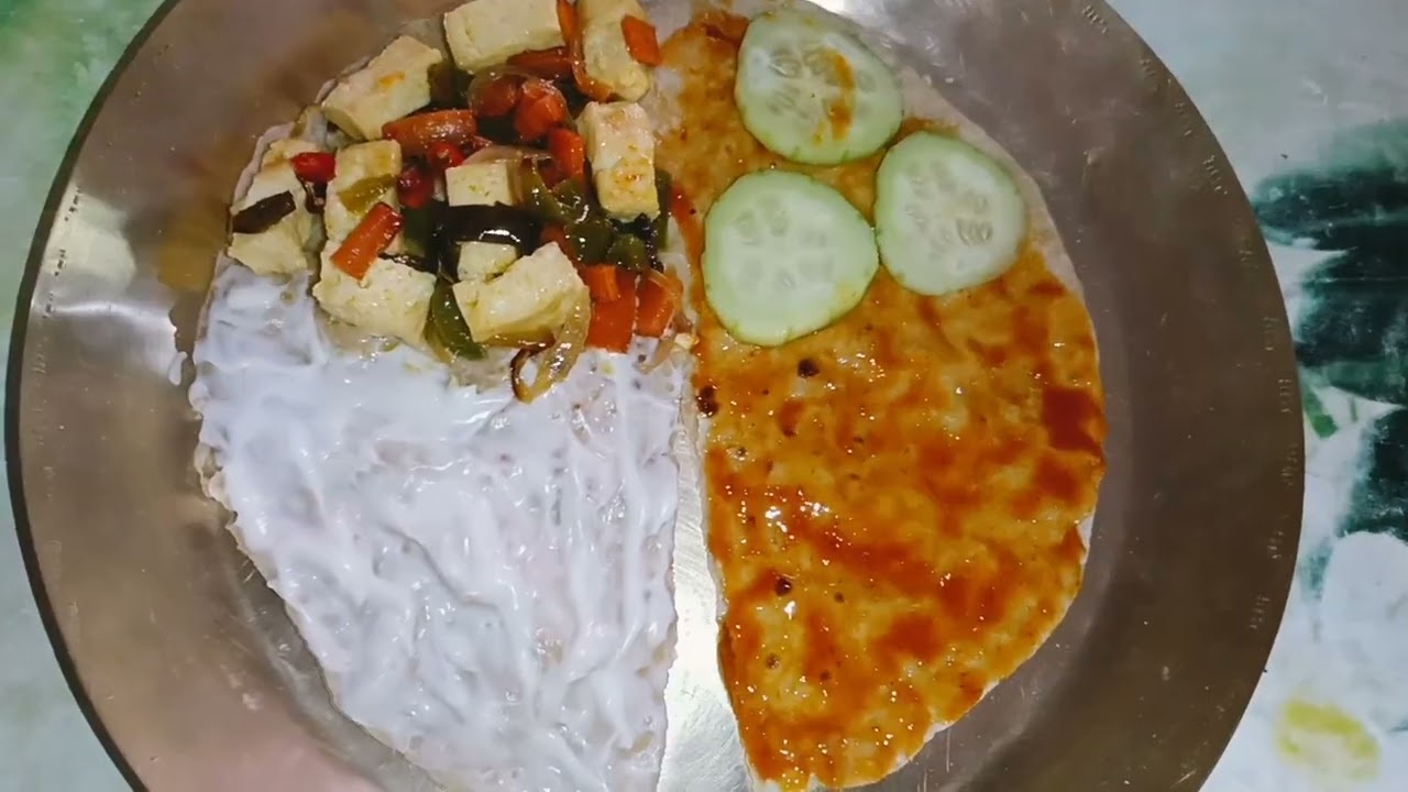 how to prepare paneer wrap , Unbelievable test 🤤😋.  #roti wrap #quick snack #healty snacks