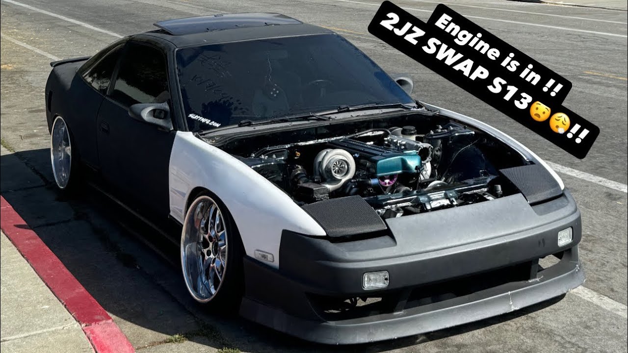 FINALLY 2JZ SWAPPING My 240sx🤯!!