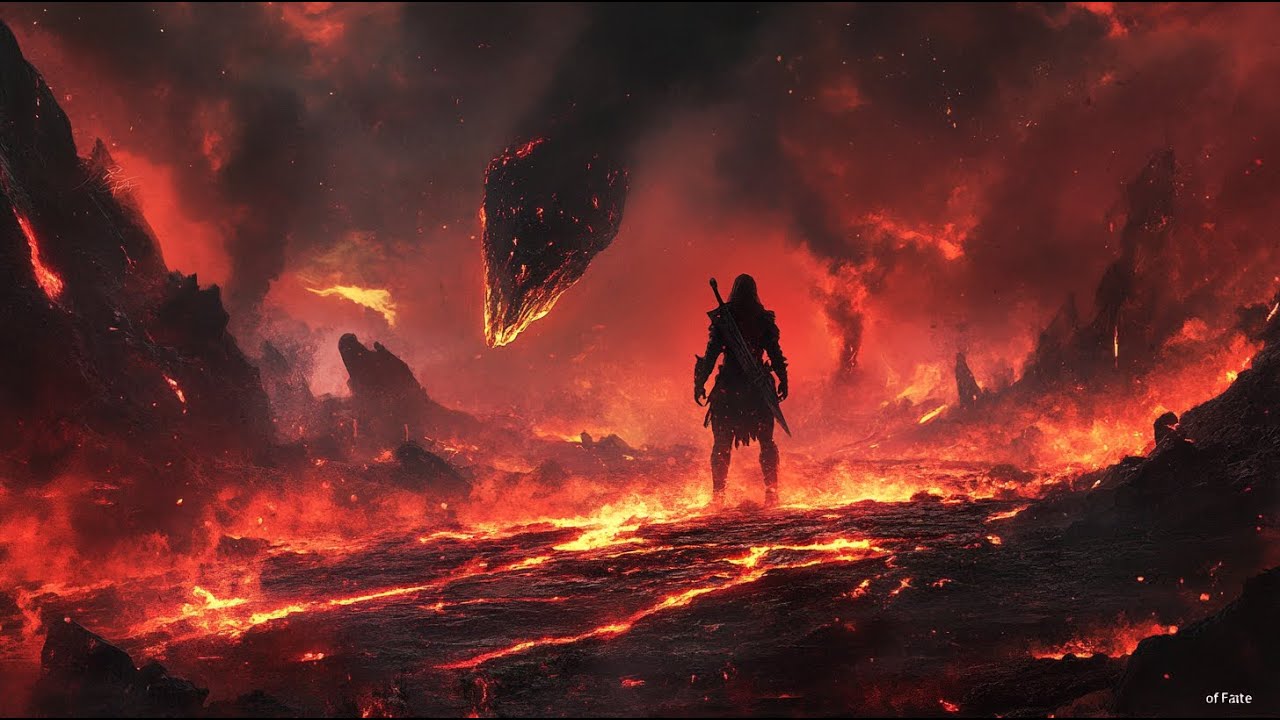 Flame of Fate | Epic Symphonic | #EpicMetal #FlameOfFate #SymphonicMetal #AIClip #FantasyVisual