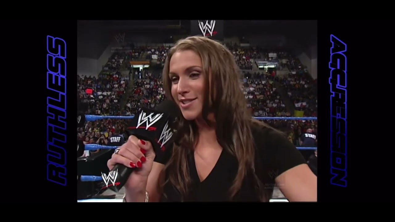 Stephanie McMahon saying testicles