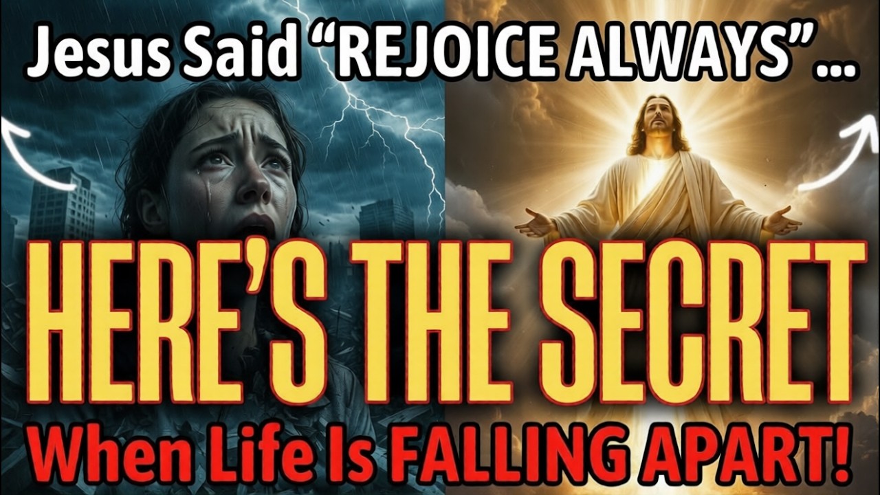 Jesus Said 'Rejoice Always'... Here's the Secret to Actually Doing It When Life Is Falling Apart