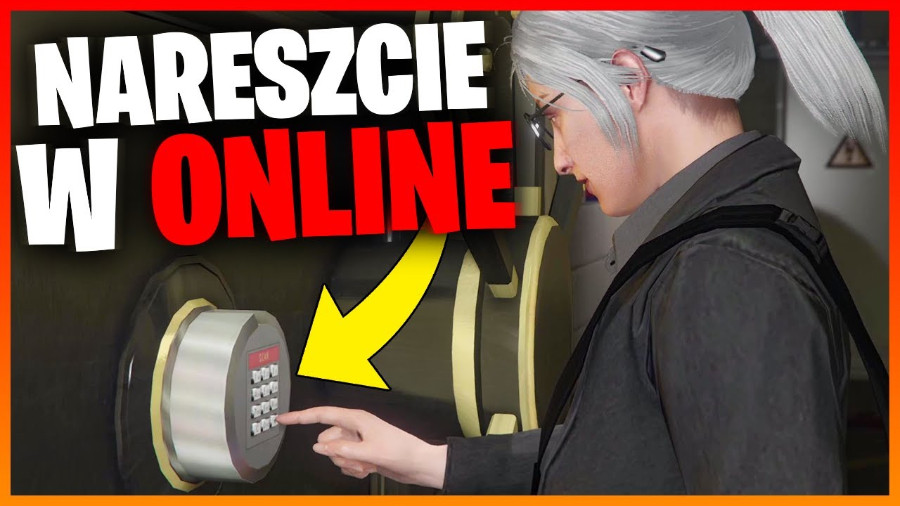 MÓJ PIERWSZY NAPAD NA BANK REZERW | GTA ONLINE NA 100%