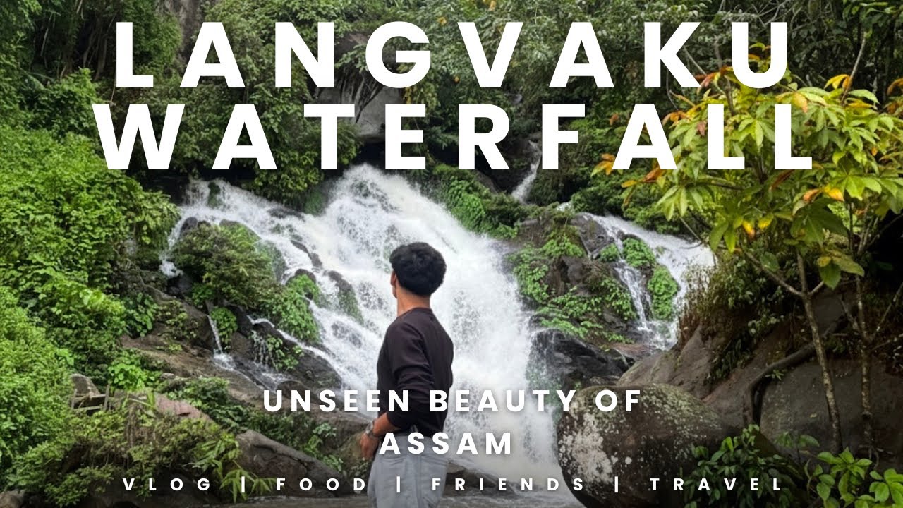 Exploring Langvoku Waterfall 🌊 | Unseen Beauty of Assam 🇮🇳